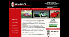 Desktop Screenshot of alfapartscatalog.com