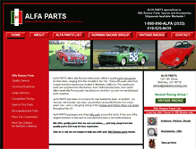 Tablet Screenshot of alfapartscatalog.com